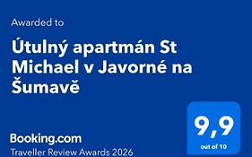 Útulný apartmán St Michael v Javorné na Šumavě